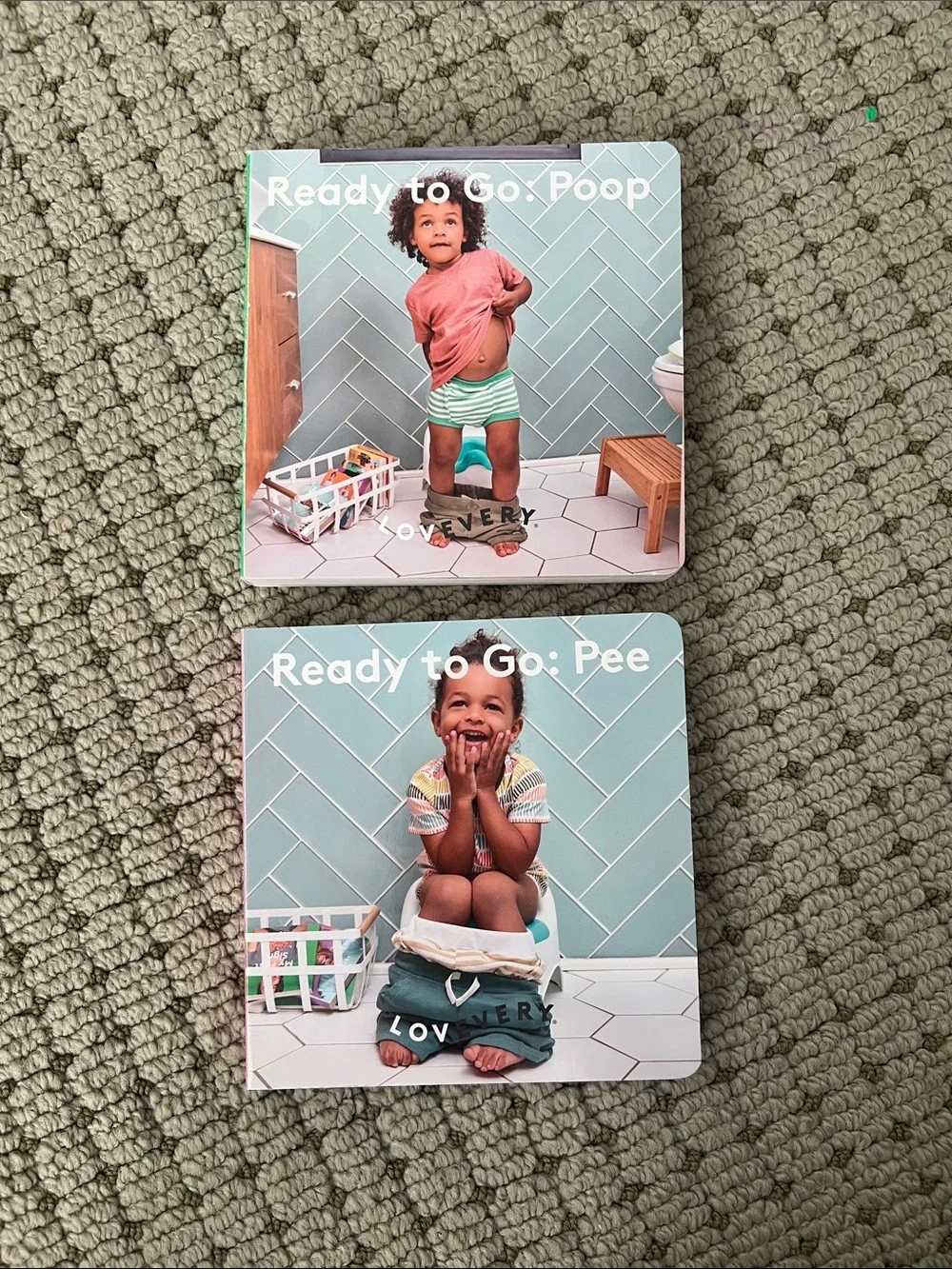 Lovevery Books: Ready to Go Pee and Ready to go Poop